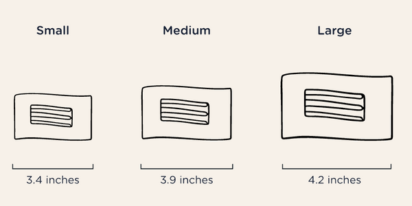 Teletie Flat Rectangle Hair Clip | Large | Blue Lagoon