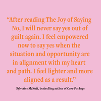 The Joy of Saying No Book