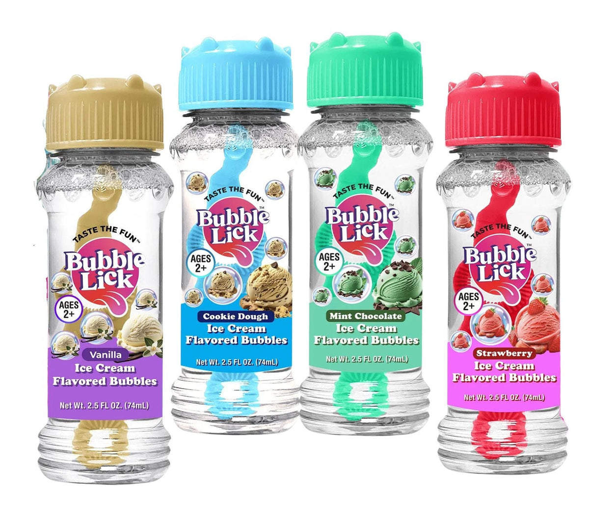 Ice Cream Flavored Bubbles-4 Flavors