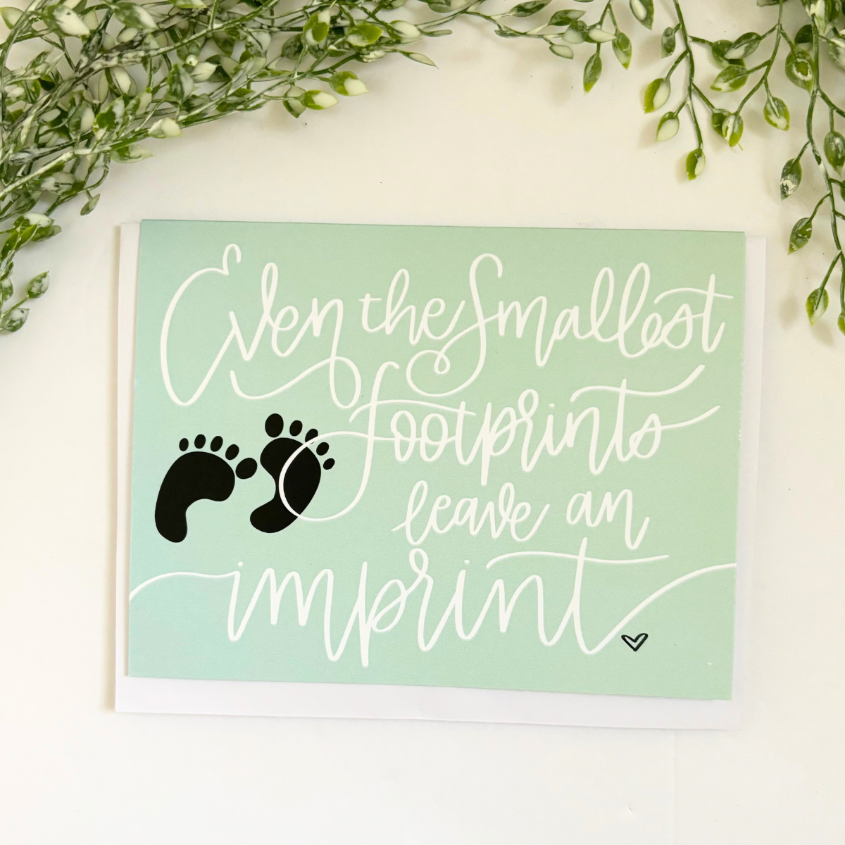 Footprints Card