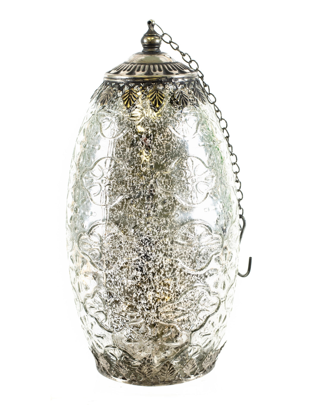 Tall Silver Lantern