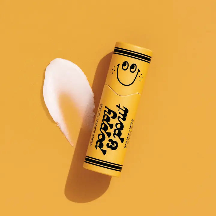 Poppy & Pout Lip Balm -  Banana Fanna