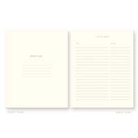 Striped Book Log Reading Journal