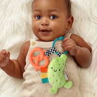 Itzy Ritzy Plush Pal + Teether - Parker the Pickle