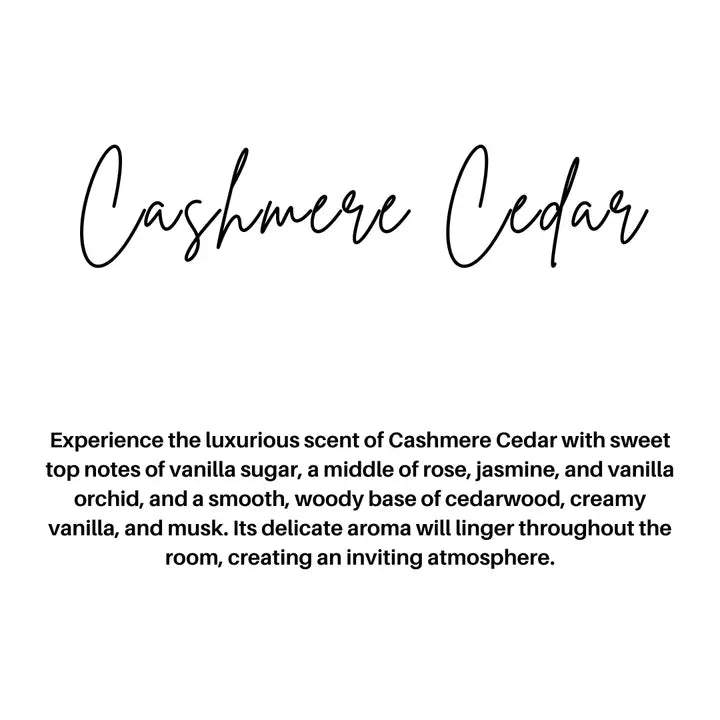 Cashmere Cedar Soy Candle