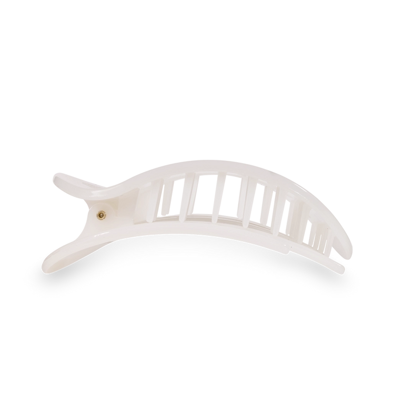 Teletie Flat Hair Clip - Coconut White