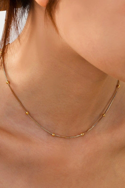 Jamie Gold Simple Necklace