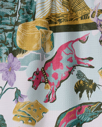 Greetings from Wisconsin Tea Towel