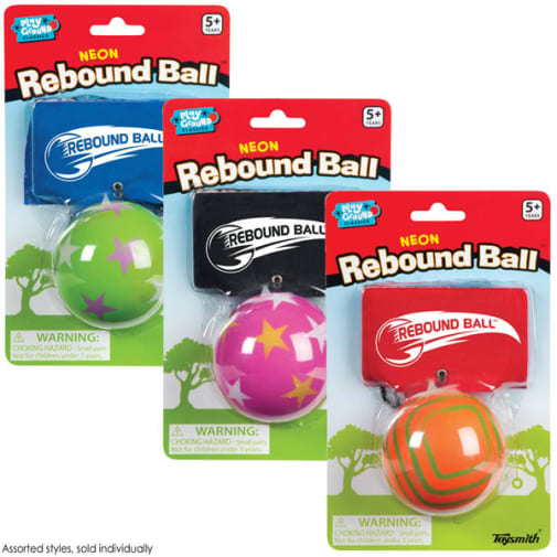 Neon Rebound Ball- 3 Colors
