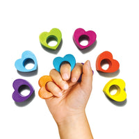 Heart Ring Crayons - Set of 6