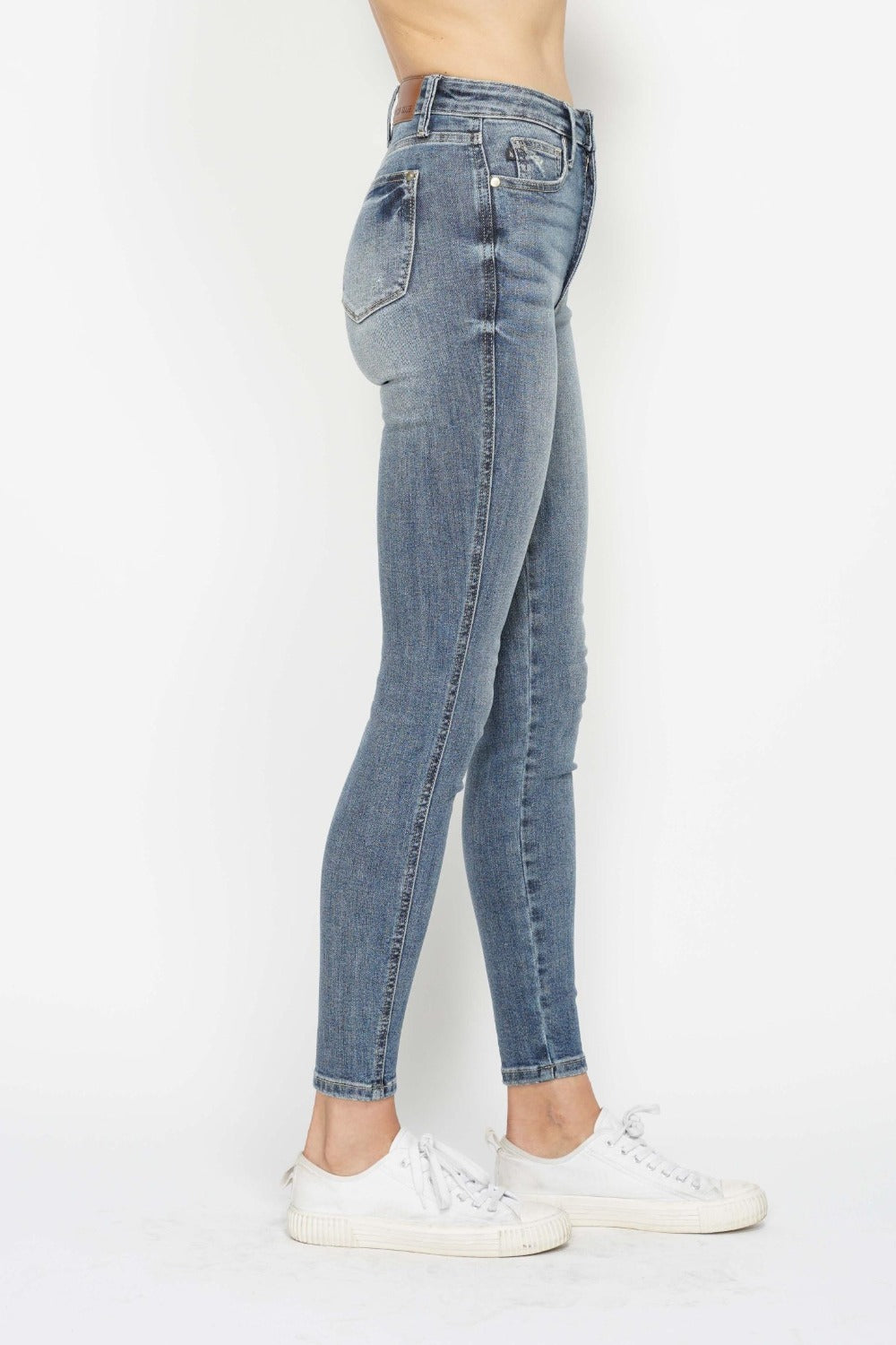 Online Exclusive JB Tummy Control Contrast Wash Skinnies - DS