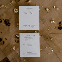 You Are Enough Earring Studs