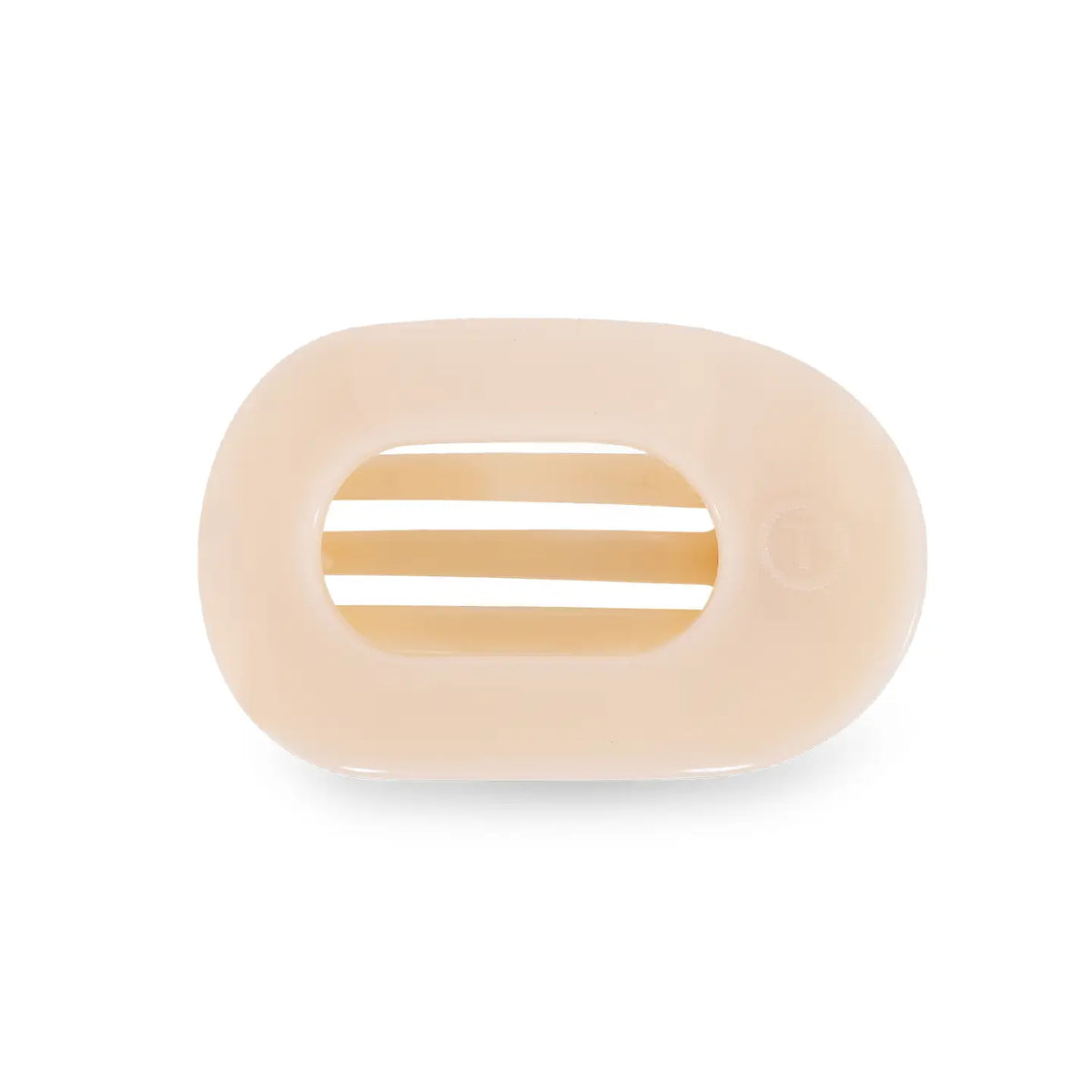Teletie Flat Hair Clip - Almond Beige - Small