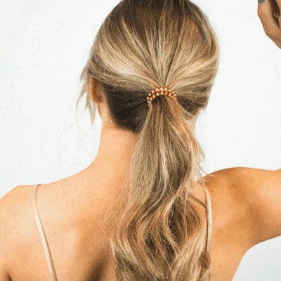 Teletie Coil Hair Tie I Small I Crystal Clear