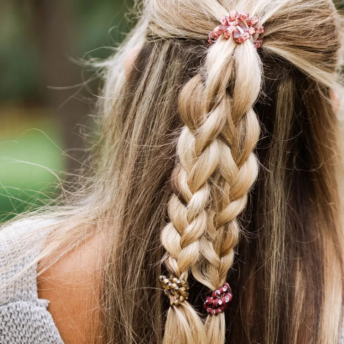 Teletie Hair Tie Mixed Pack - Burgundy Bliss