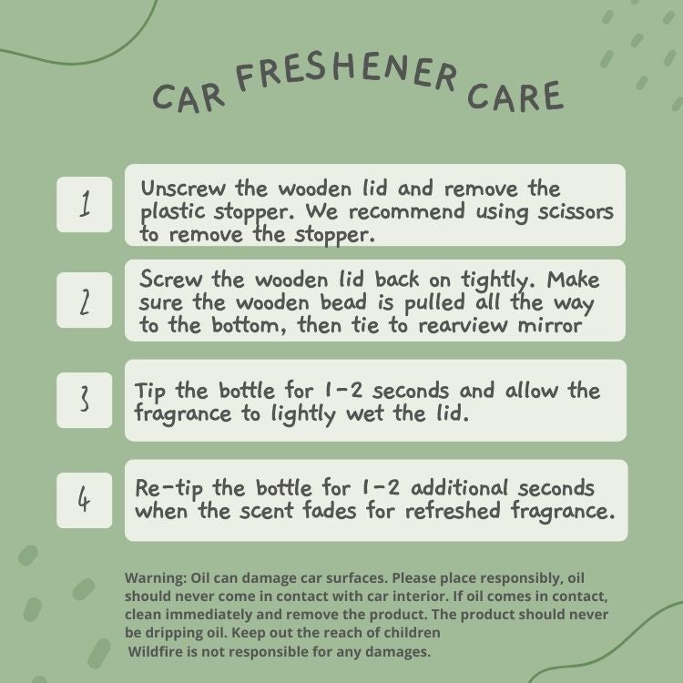 Hanging Car Air Freshener - Sweater Weather