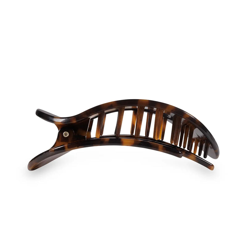 Teletie Flat Hair Clip - Dark Tortoise