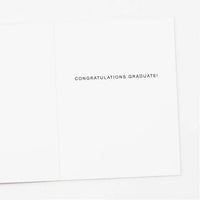 Go Confidently Quote Graduation Greeting Card