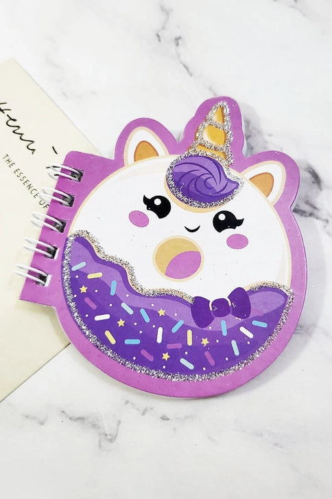 Mini Donut Unicorn Notepad - Mystery Color
