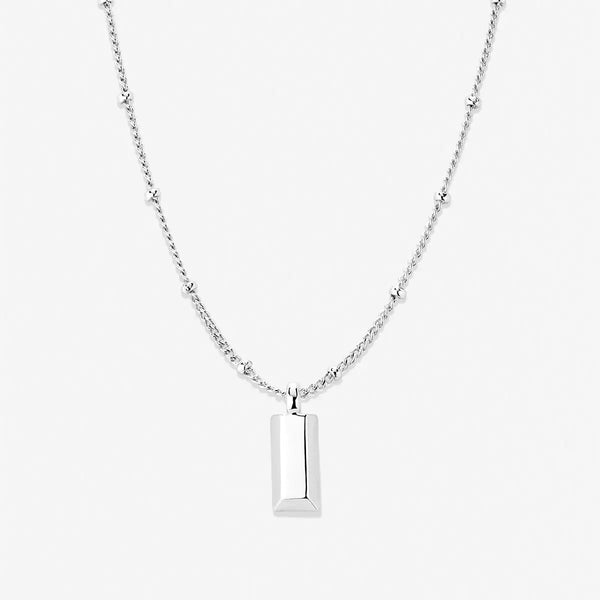 Blank Slate Necklace - Silver