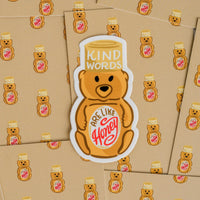 Kind Words Vinyl Sticker