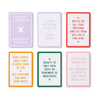 Emergency Affirmations Exceptionally Stupid Days Card Deck