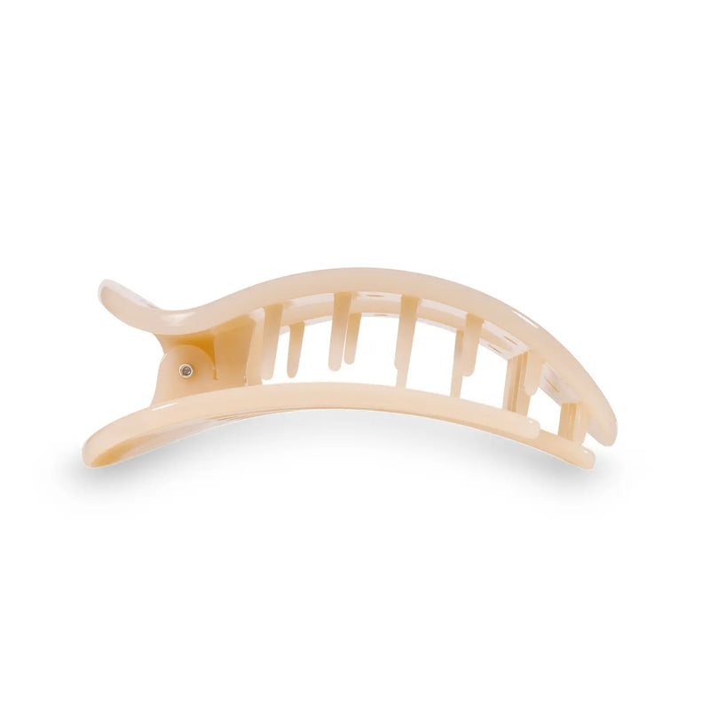 Teletie Flat Hair Clip - Almond Beige - Small