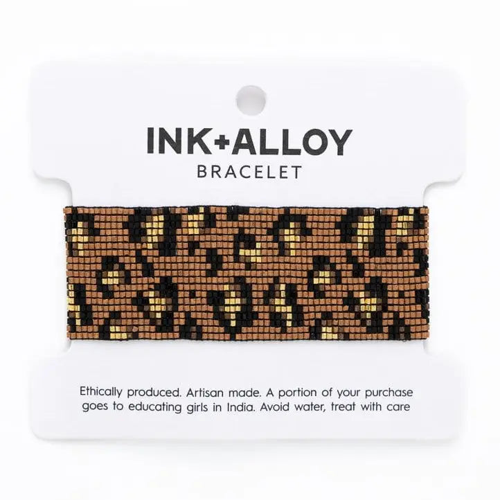 Cheetah Wide Stretch Bracelet