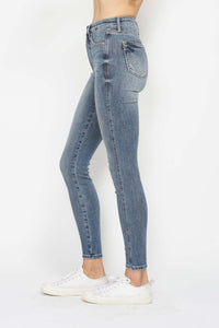 Online Exclusive JB Tummy Control Contrast Wash Skinnies - DS