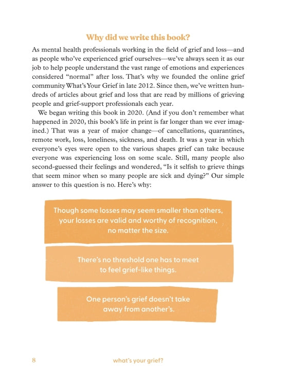 What's Your Grief? Book