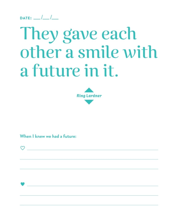 Do One Thing Every Day Together Guided Journal