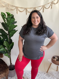 Crimson Pocket Leggings