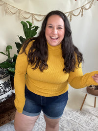 Golden Days Textured Top