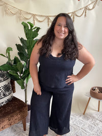 Elegance Navy Jumpsuit
