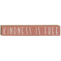 Kindness is Free Mini Sign