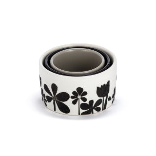 Floral Nesting Prep Bowls- 3 Piece