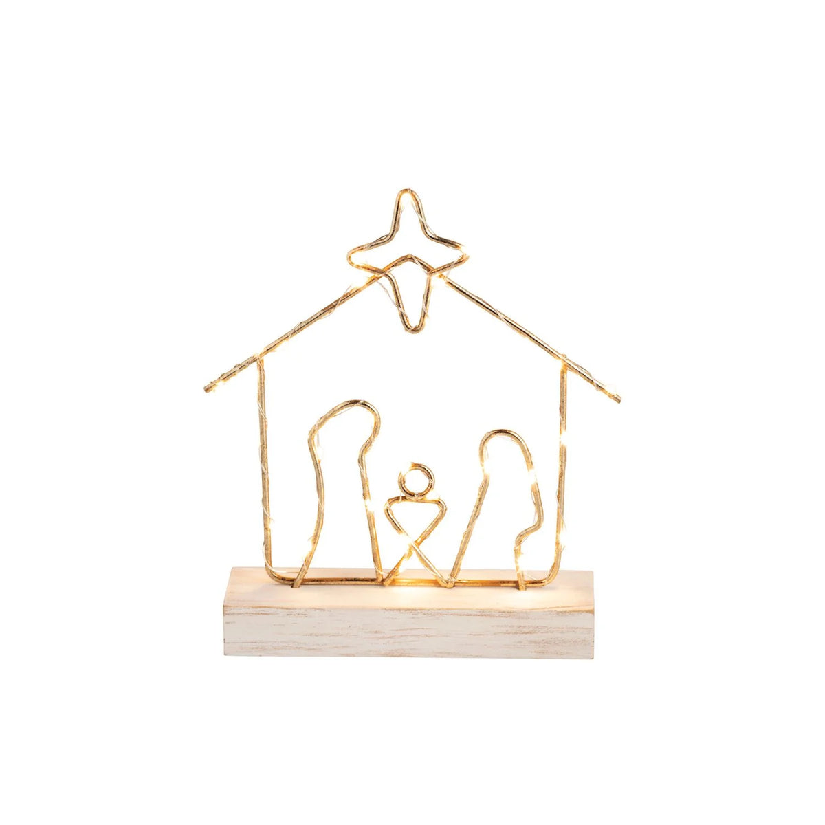 Light Up Nativity Decor