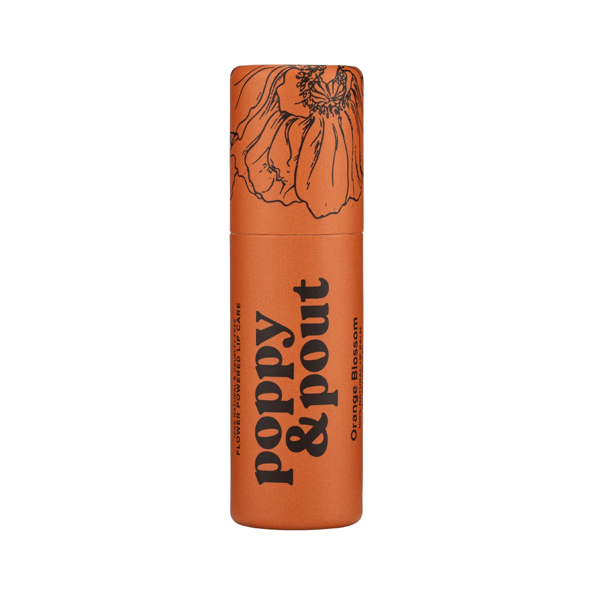 Poppy & Pout Lip Balm - Orange Blossom