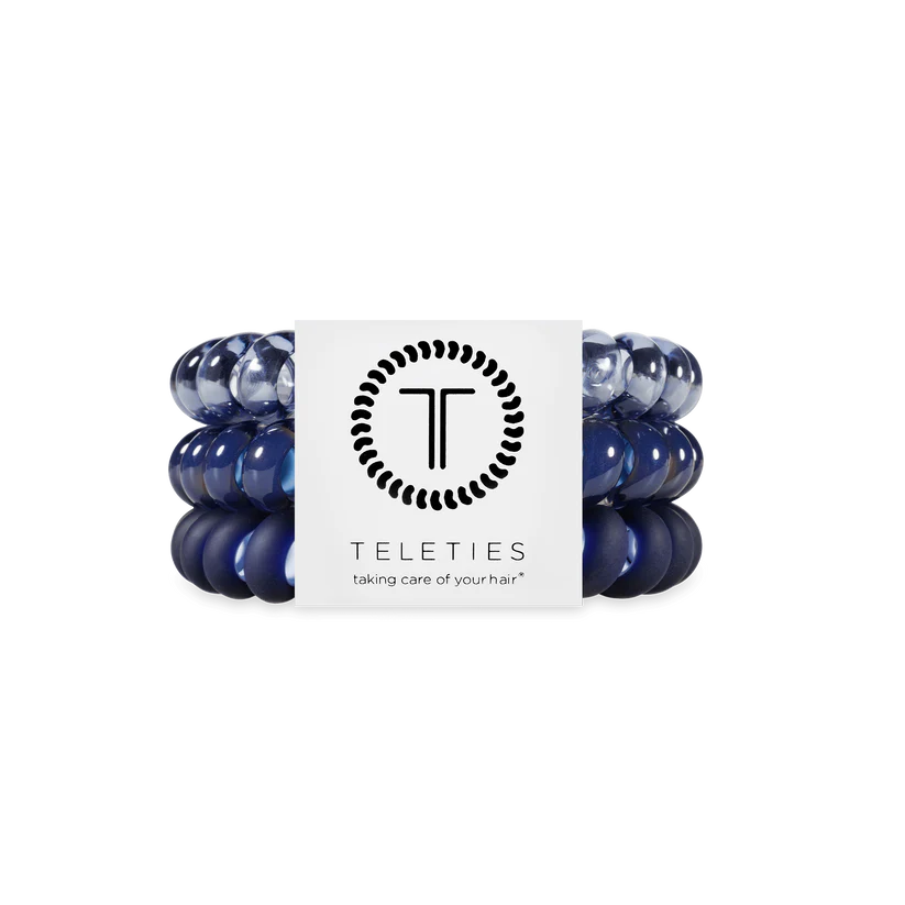 Teletie Coil Hair Tie I Large I Nightfall Navy