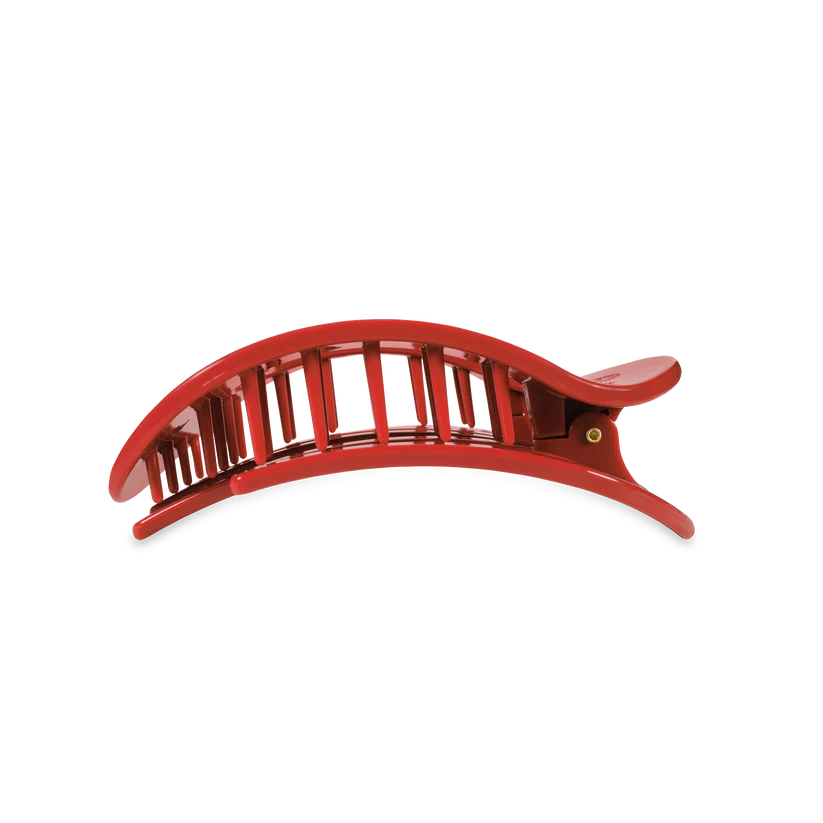 Teletie Flat Round Hair Clip - Small - Red Carpet Ready