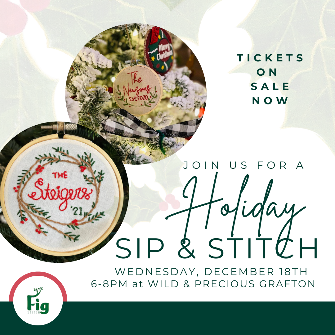 Holiday Sip & Stitch Tickets