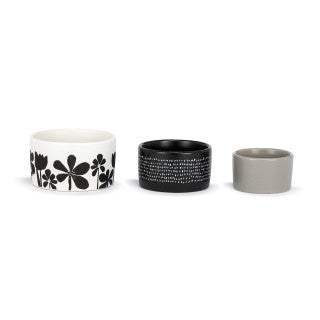 Floral Nesting Prep Bowls- 3 Piece