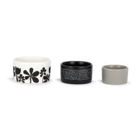 Floral Nesting Prep Bowls- 3 Piece