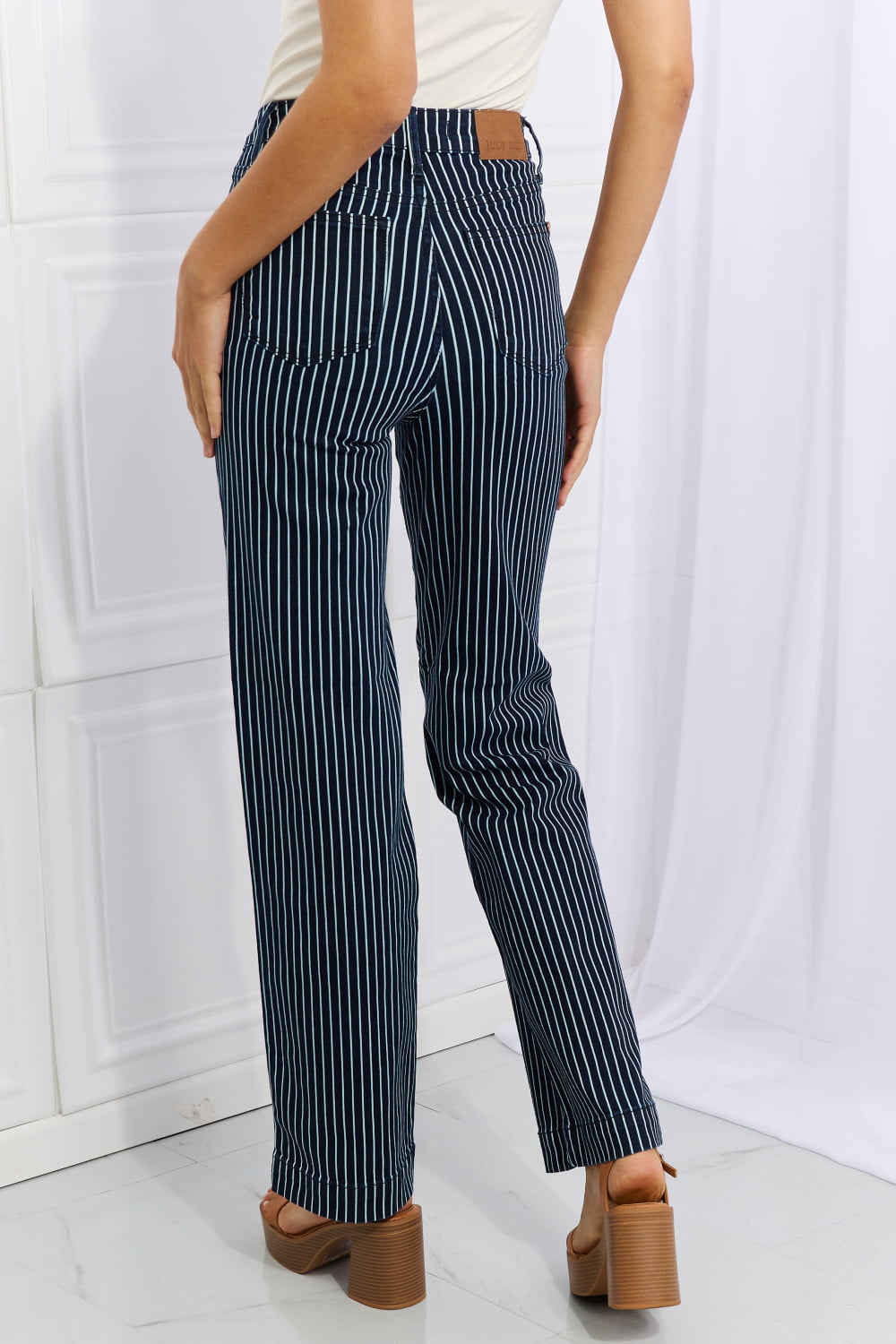 Women's Summer/Spring Casual Vintage High Waist Striped Pants | Striped  pants women, Pants for women, Women pants size chart