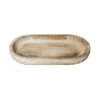Small Rounded Wooden Tray