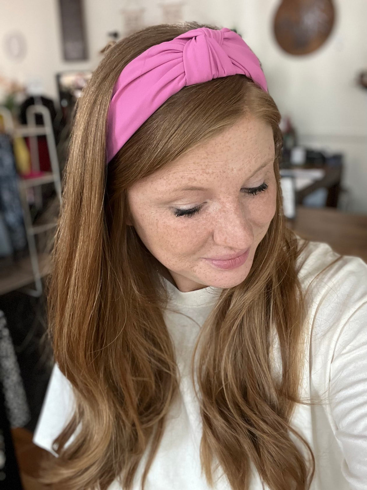 Pink Fabric Headband
