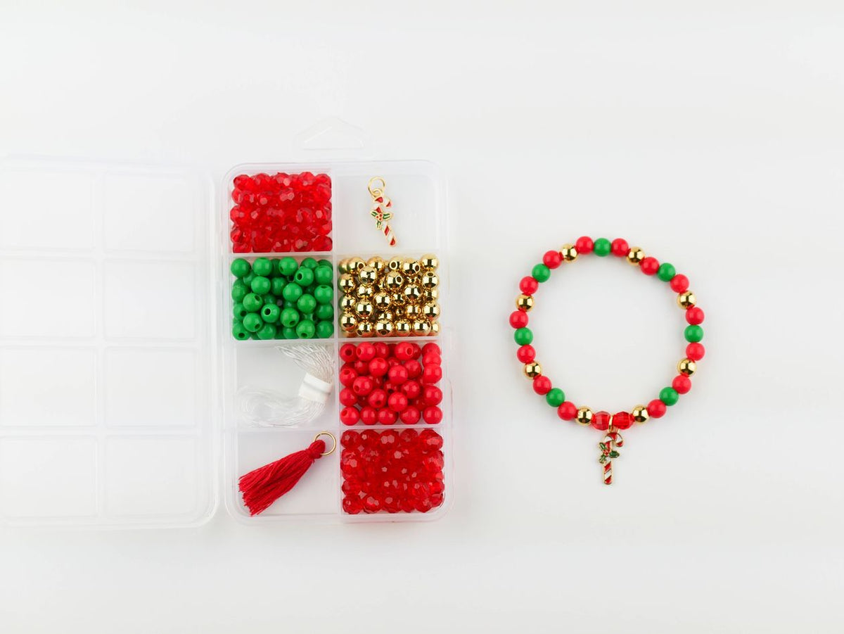 DIY Candy Cane Bracelet Kit