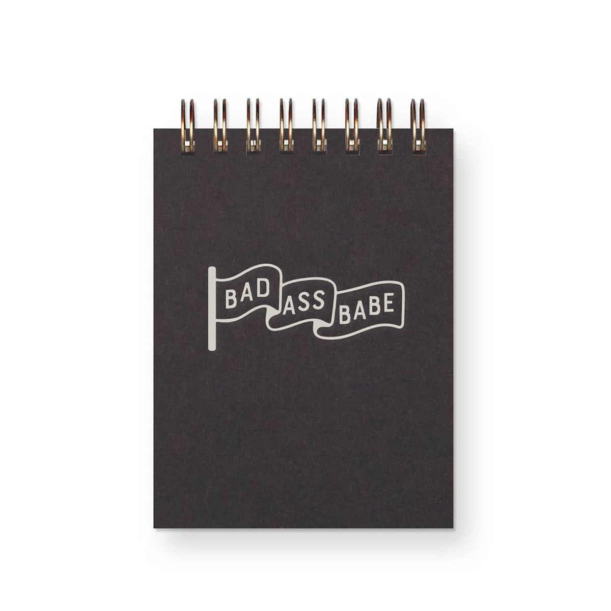 Badass Babe Mini Jotter Notebook - Black