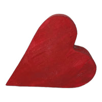 Heart Shelf Sitter - Red