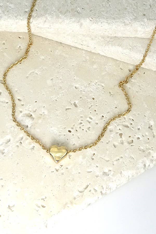 Classic Mini Heart Gold Necklace